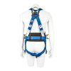 Arnés para Cuerpo Completo con 3 Anillos D y Cinturón Acojinado UFS Azul Epp Industrial 3
